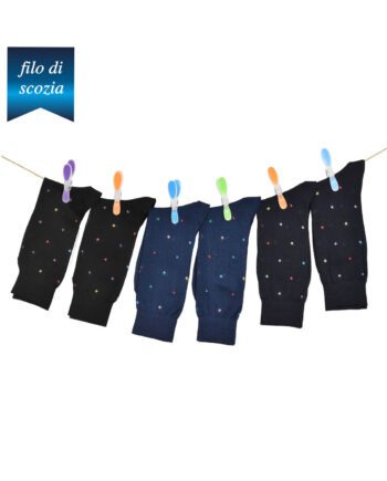6 paia di calze corte da uomo disegno rombini in cotone filo di scozia mod. diamonds – spedizione gratuita